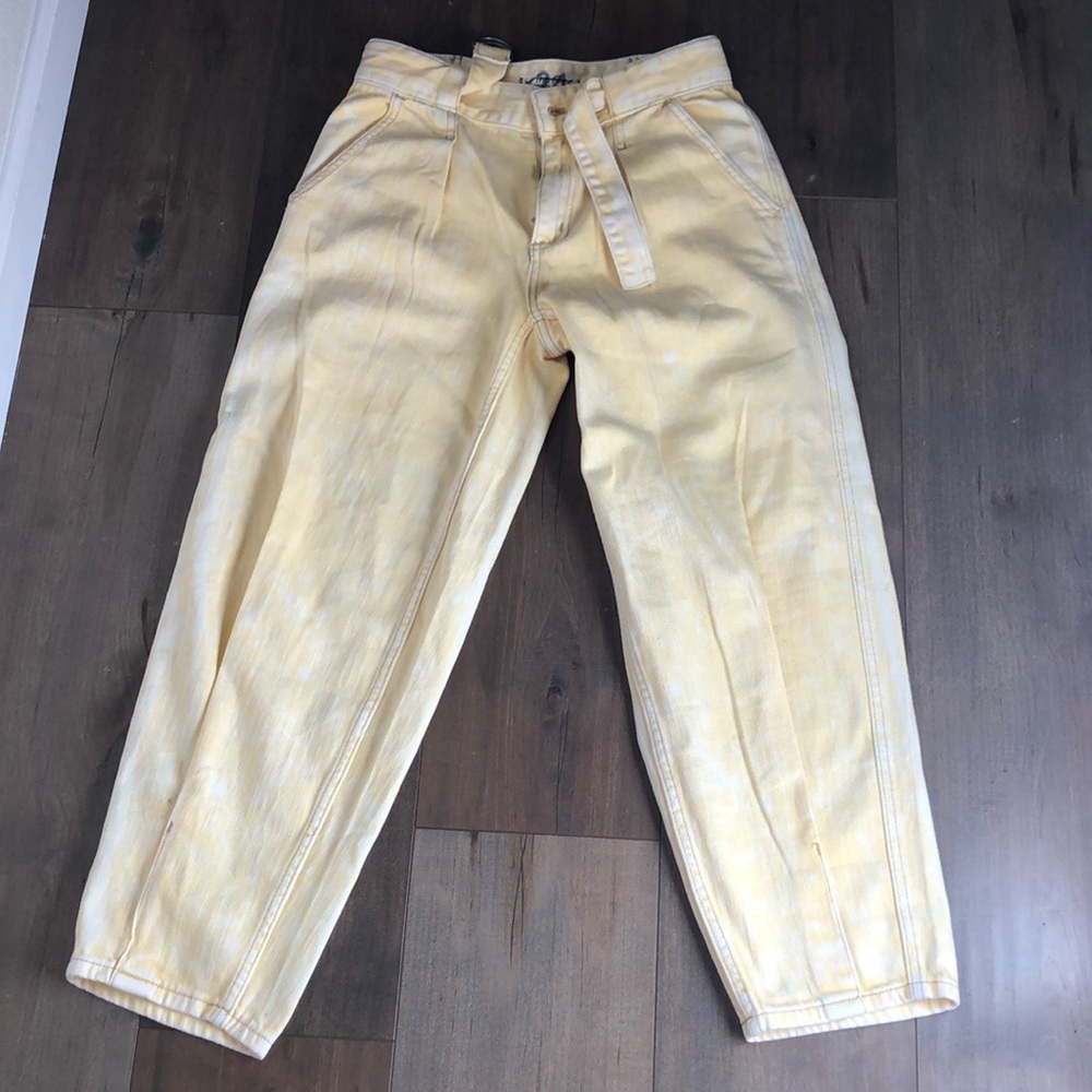 Free people yellow pants
